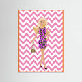 Barbie Zig Zag Poster – Poster und Kunstdruck