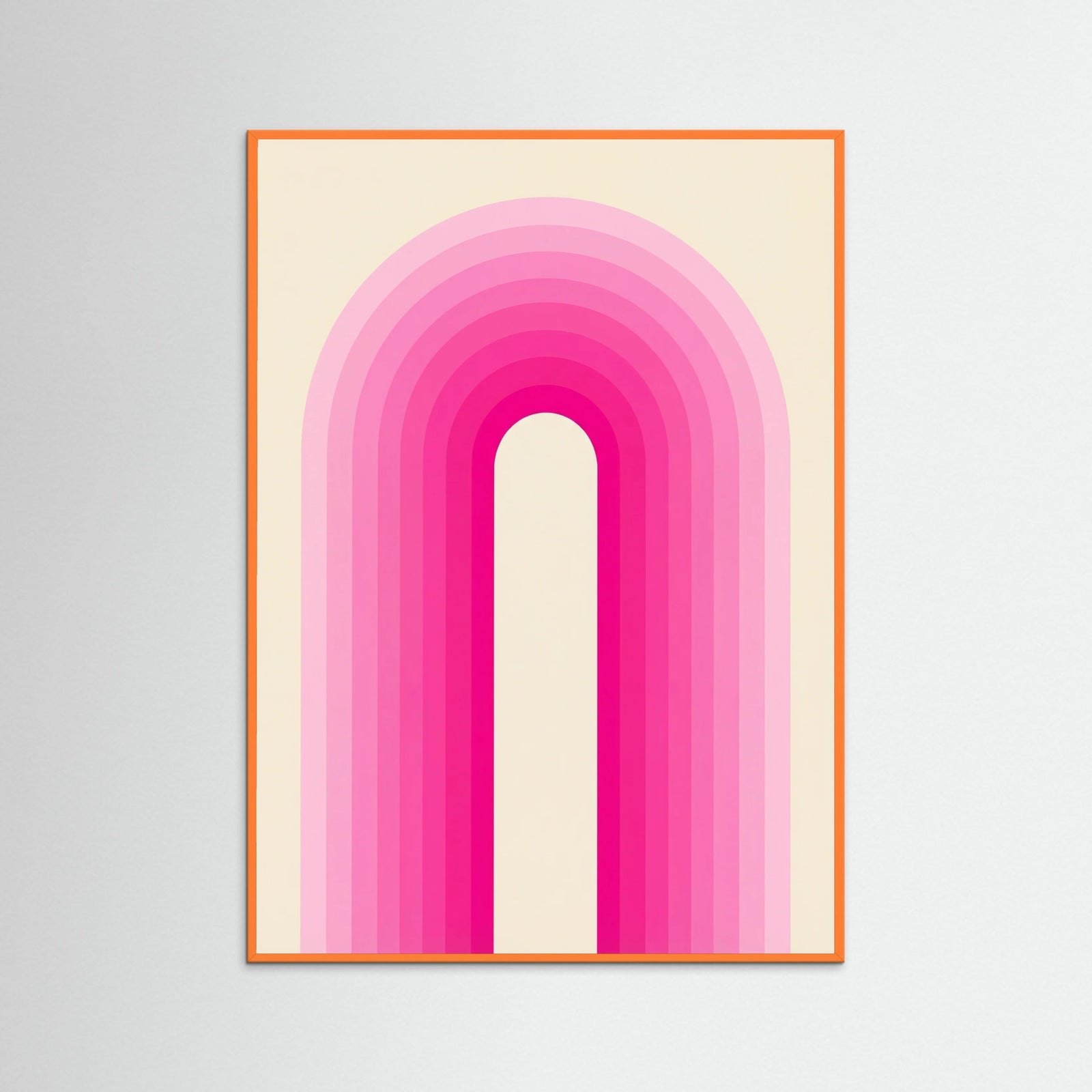 Orange Wood Bauhaus Arches