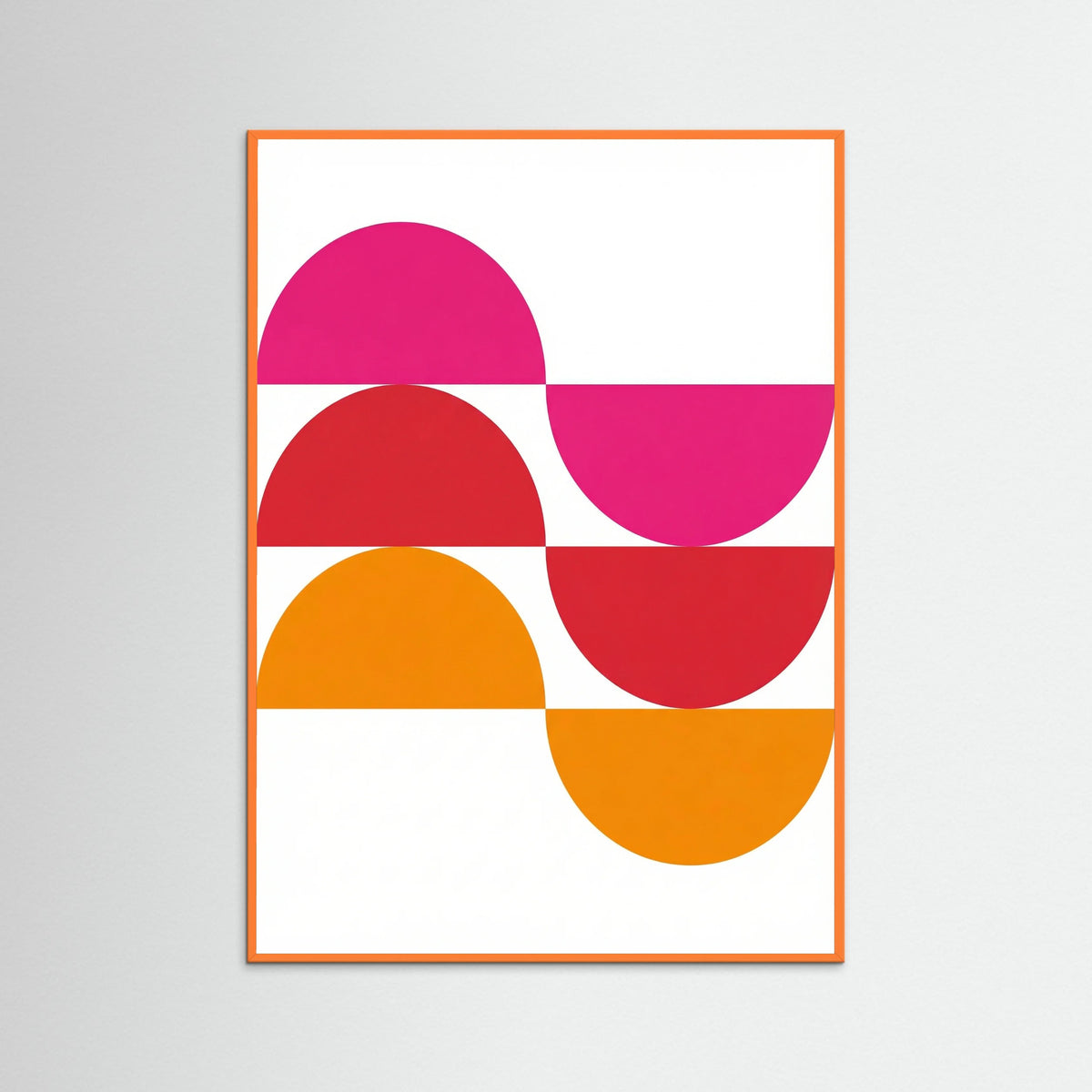 Orange Wood Bauhaus Exhibition