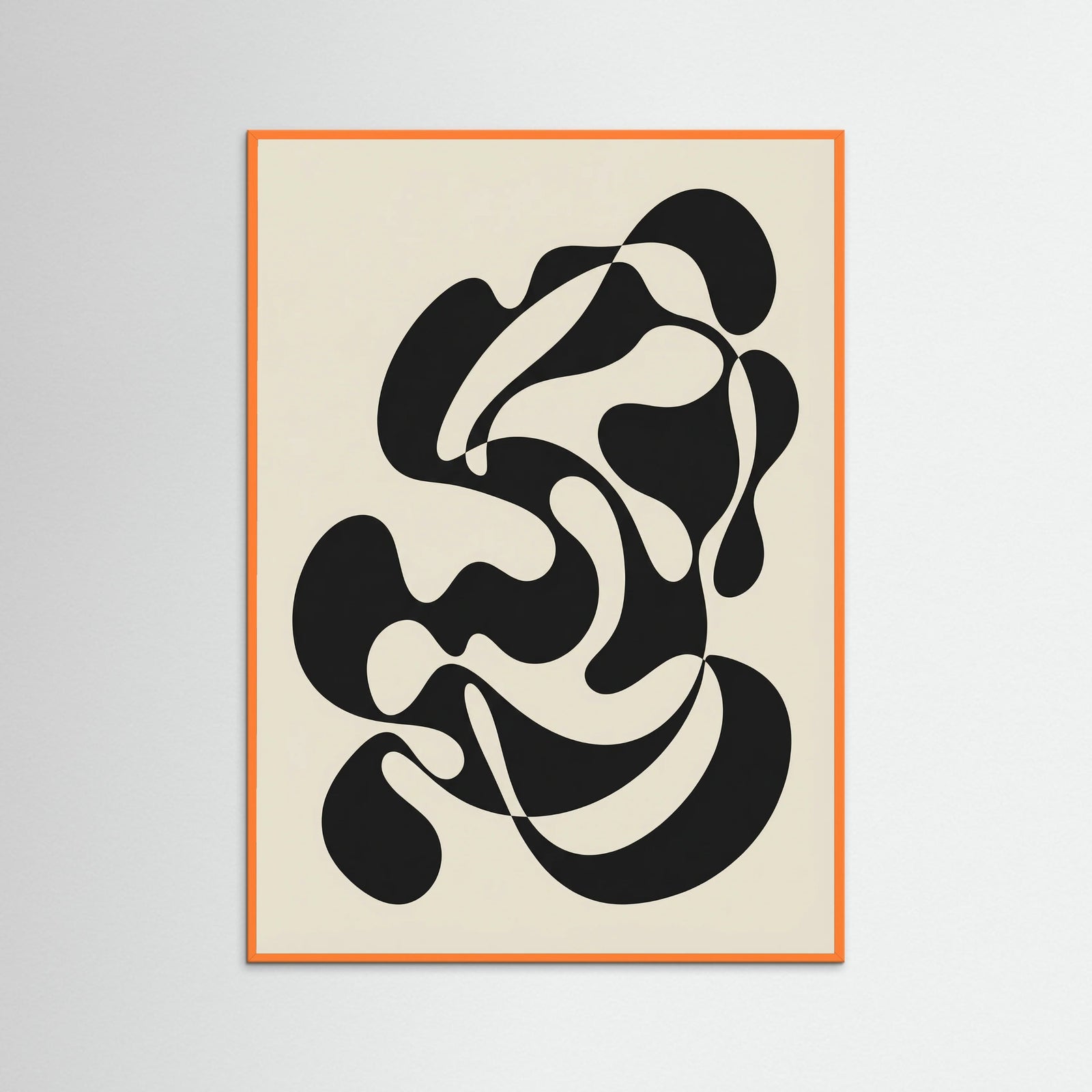 Orange Wood Bauhaus Forms