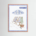 Affiche Beach chairs – affiche et impression d’art