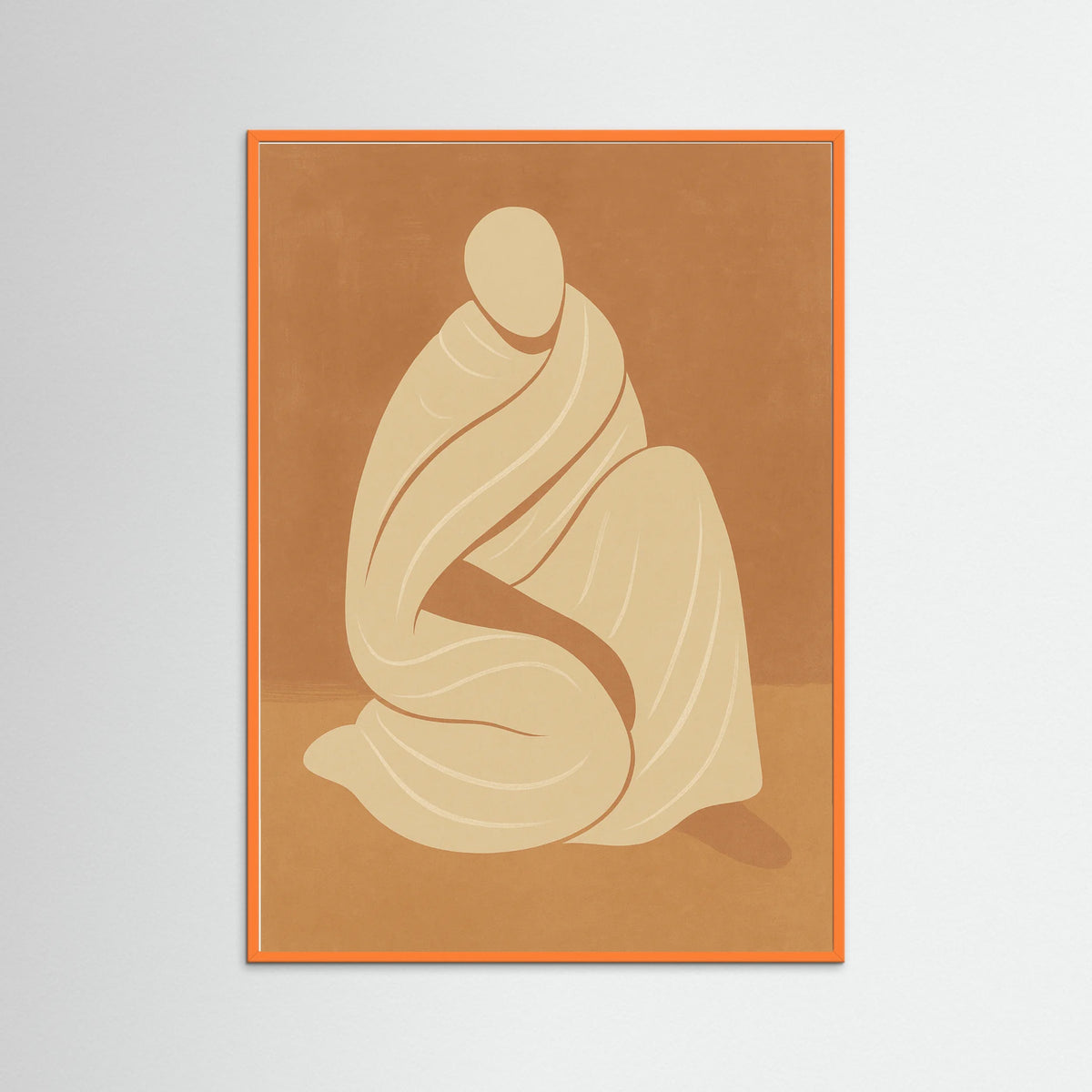 Orange Wood Beige Harmony