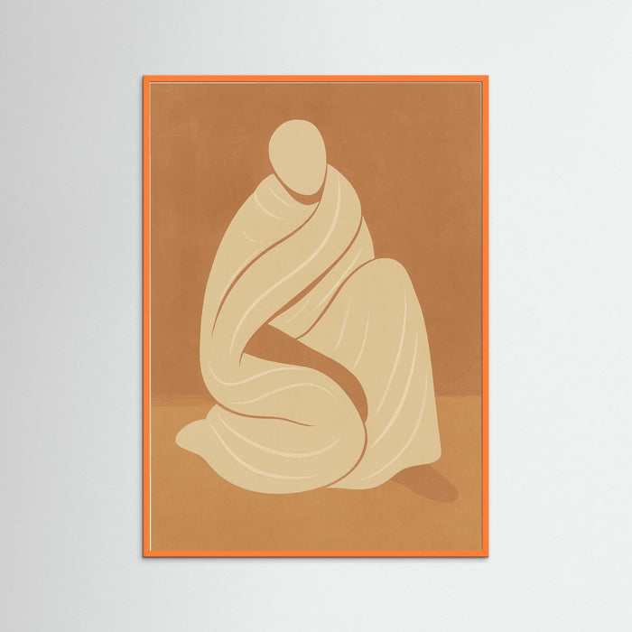 Orange Wood Beige Harmony