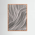 Beige Wave Pattern Poster – poster and art print