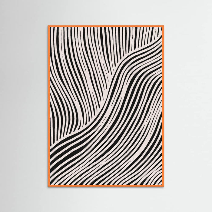 Beige Wave Pattern Poster – poster and art print