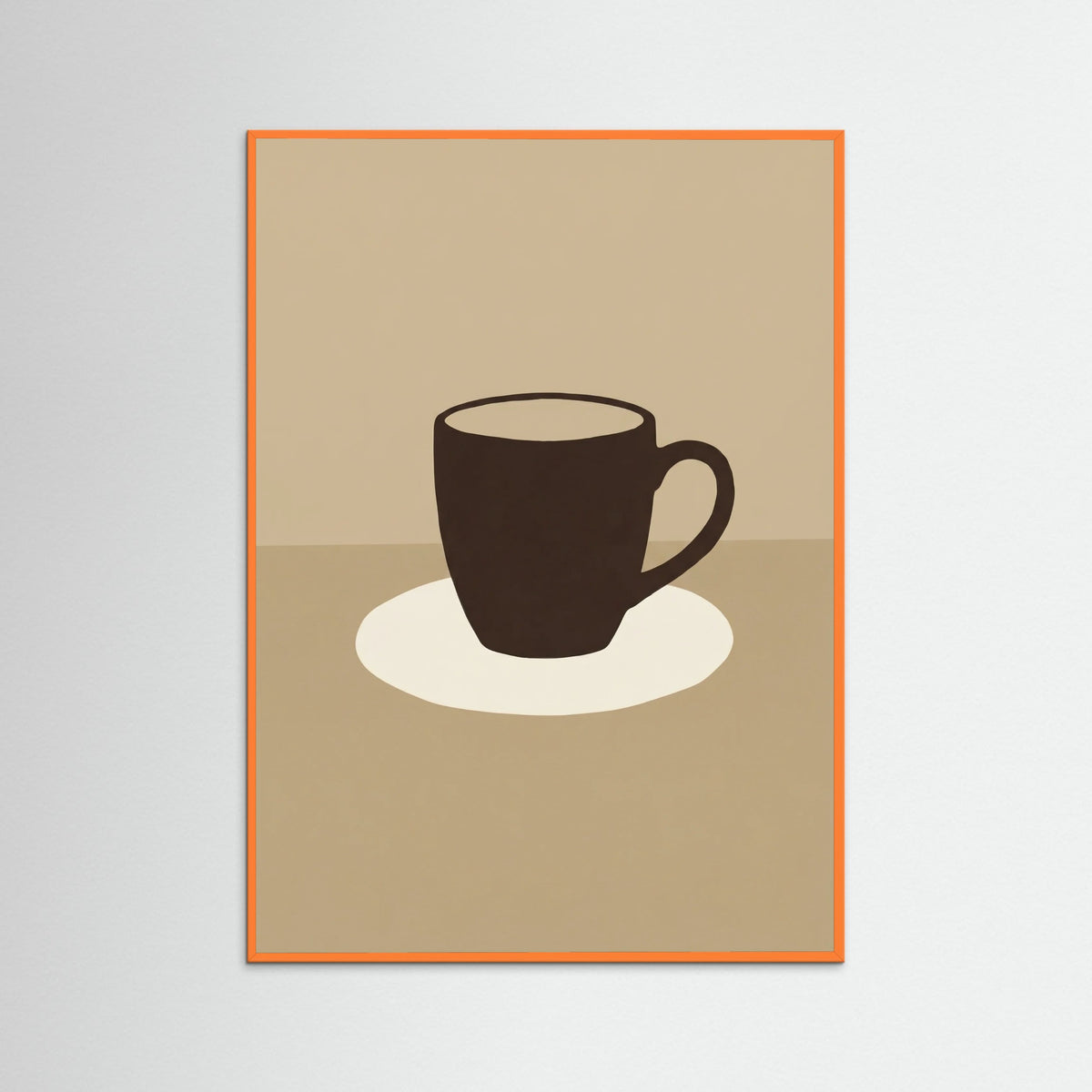 Orange Wood Beverage Silhouette