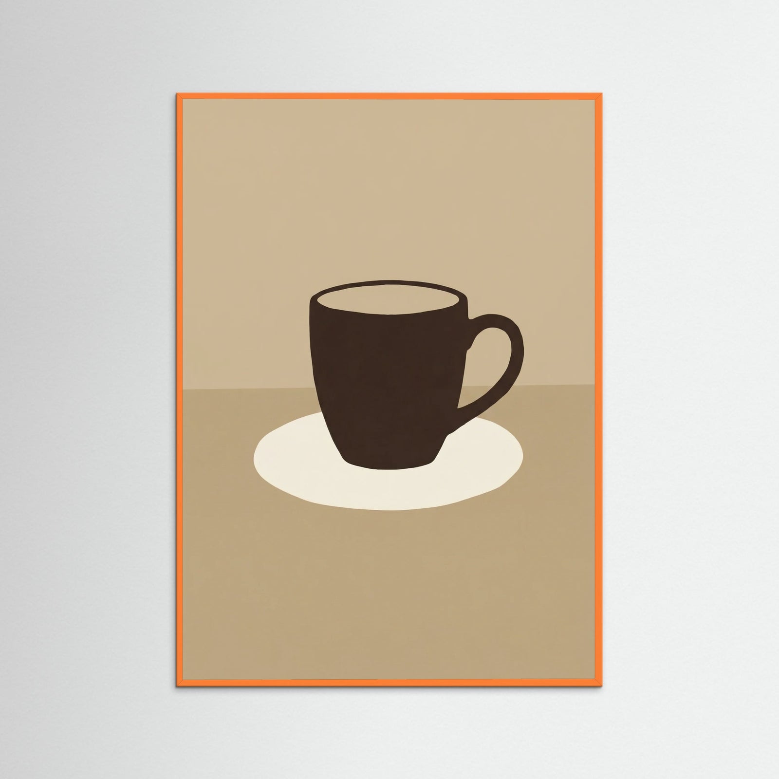 Orange Wood Beverage Silhouette