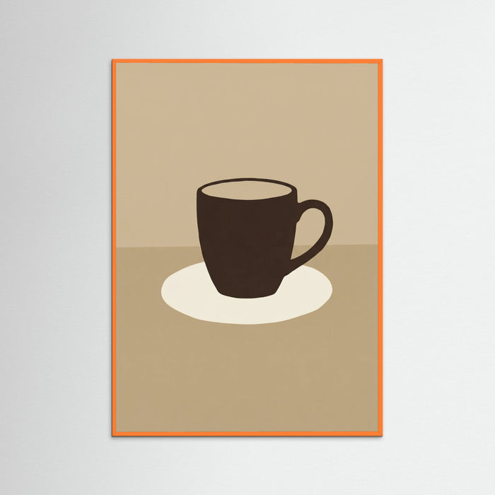 Orange Wood Beverage Silhouette