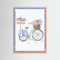 Bicycle at beach Poster – poster och konsttryck