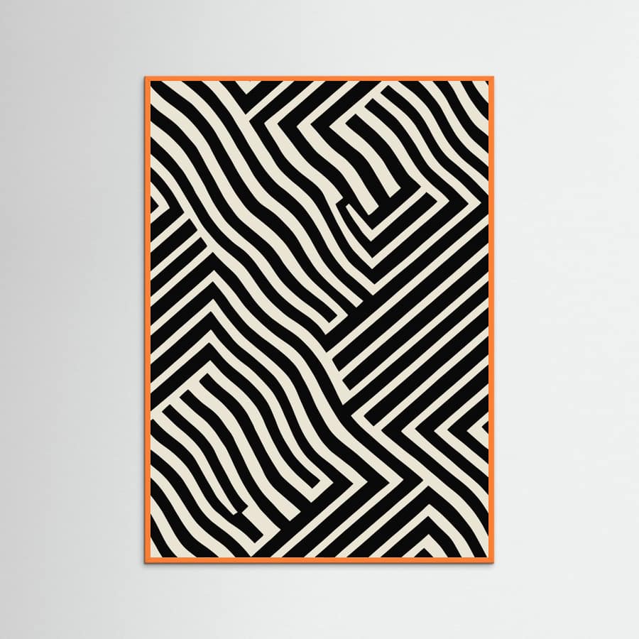 Black And White Poster – plakat og kunsttryk