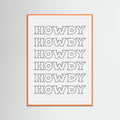 Black Howdy -juliste – juliste ja taidepainatus
