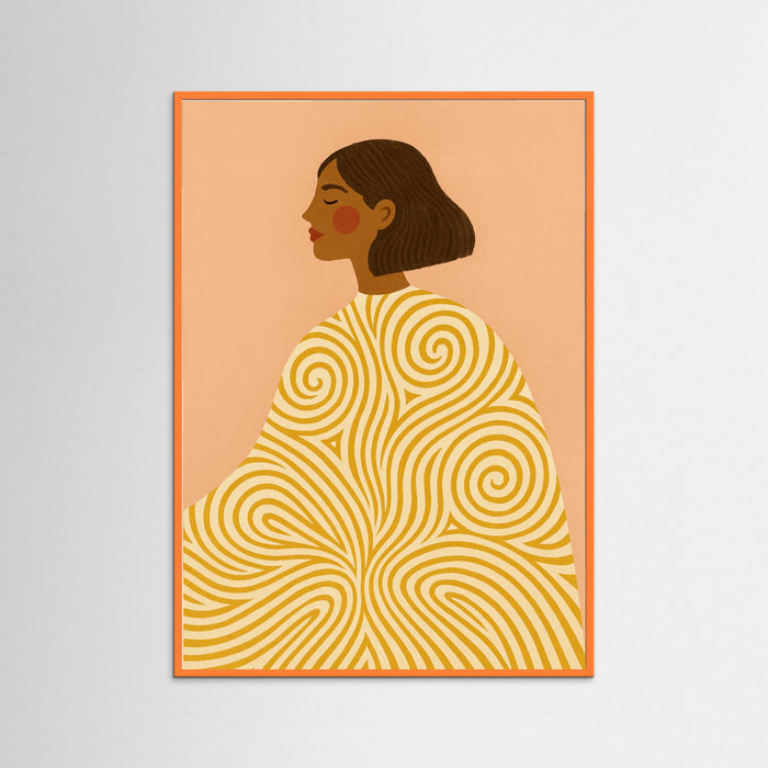 Orange Wood Blissful Wanderer