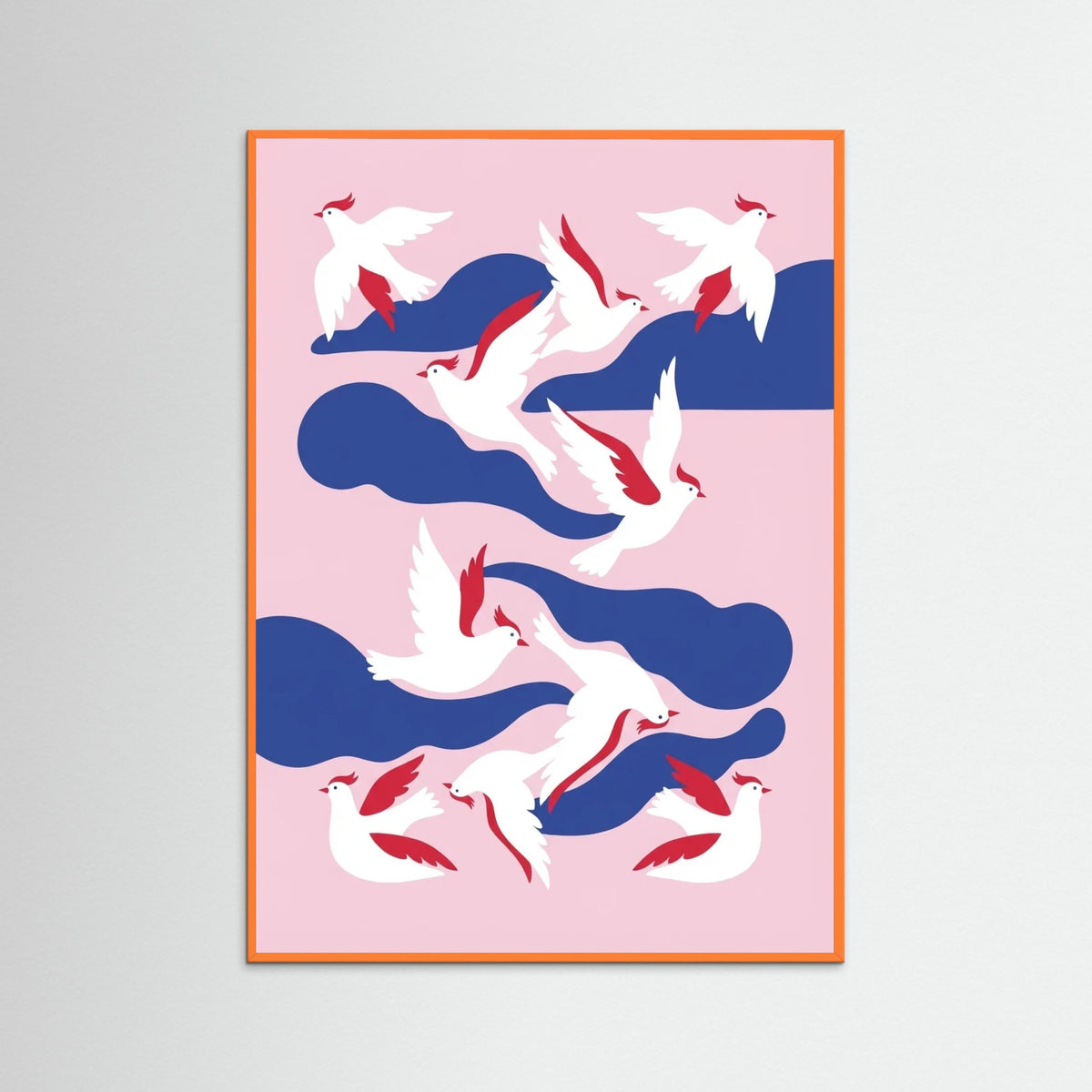 Orange Wood Blossom Leaf