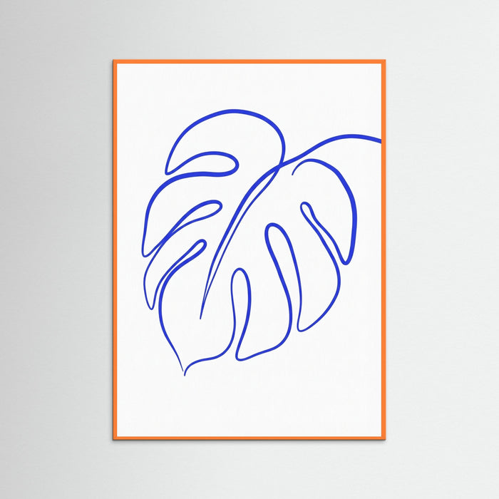 Orange Wood Blue Contemplation
