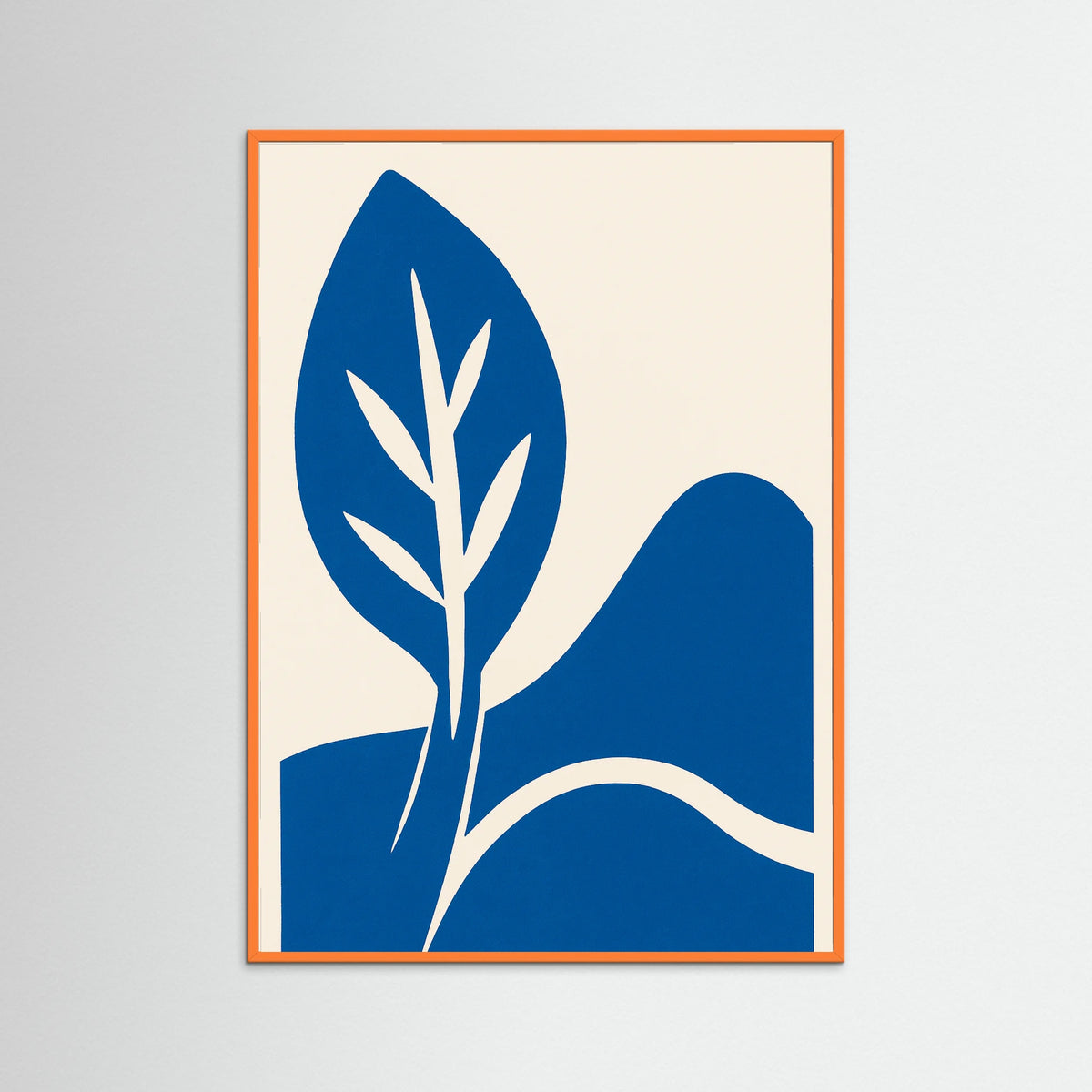 Orange Wood Blue Contour Dream