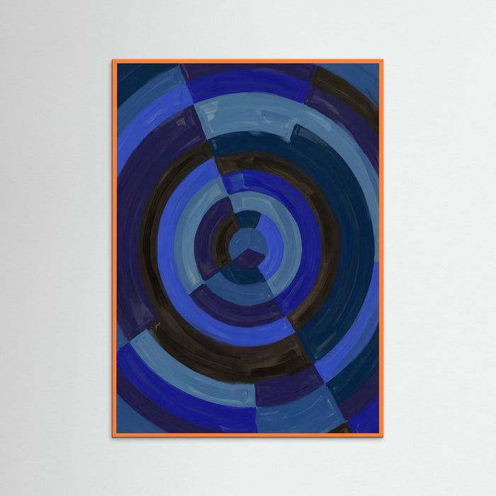 Orange Wood Blue Harmonic Geometry