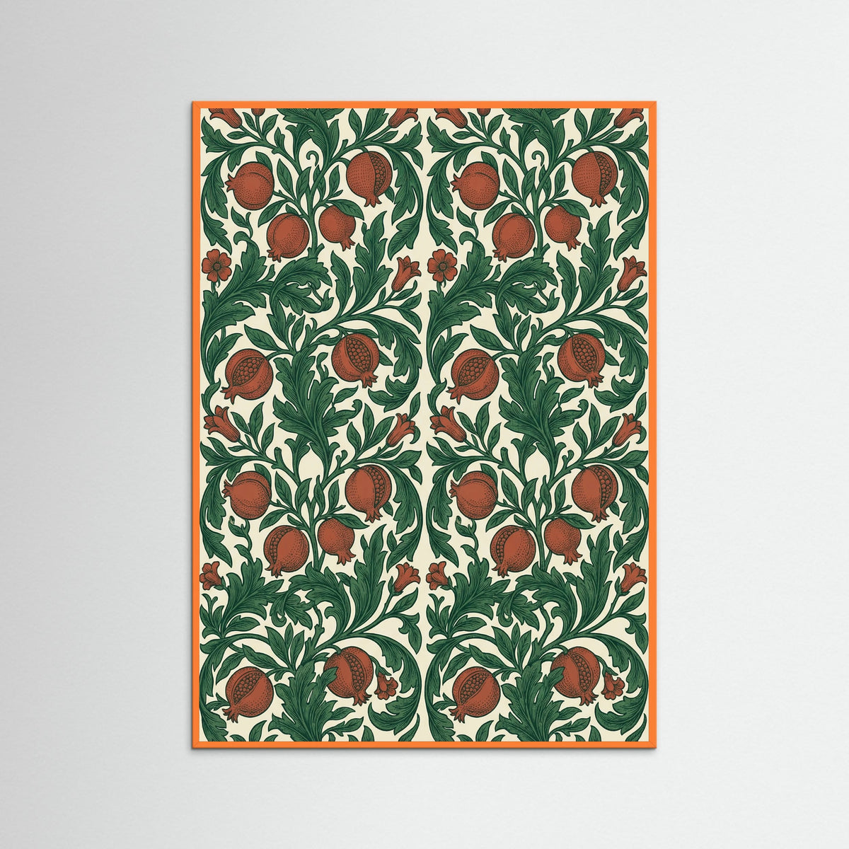 Orange Wood Blue Poppy Revival