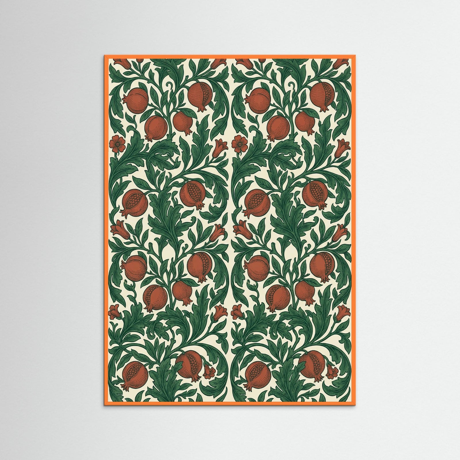 Orange Wood Blue Poppy Revival