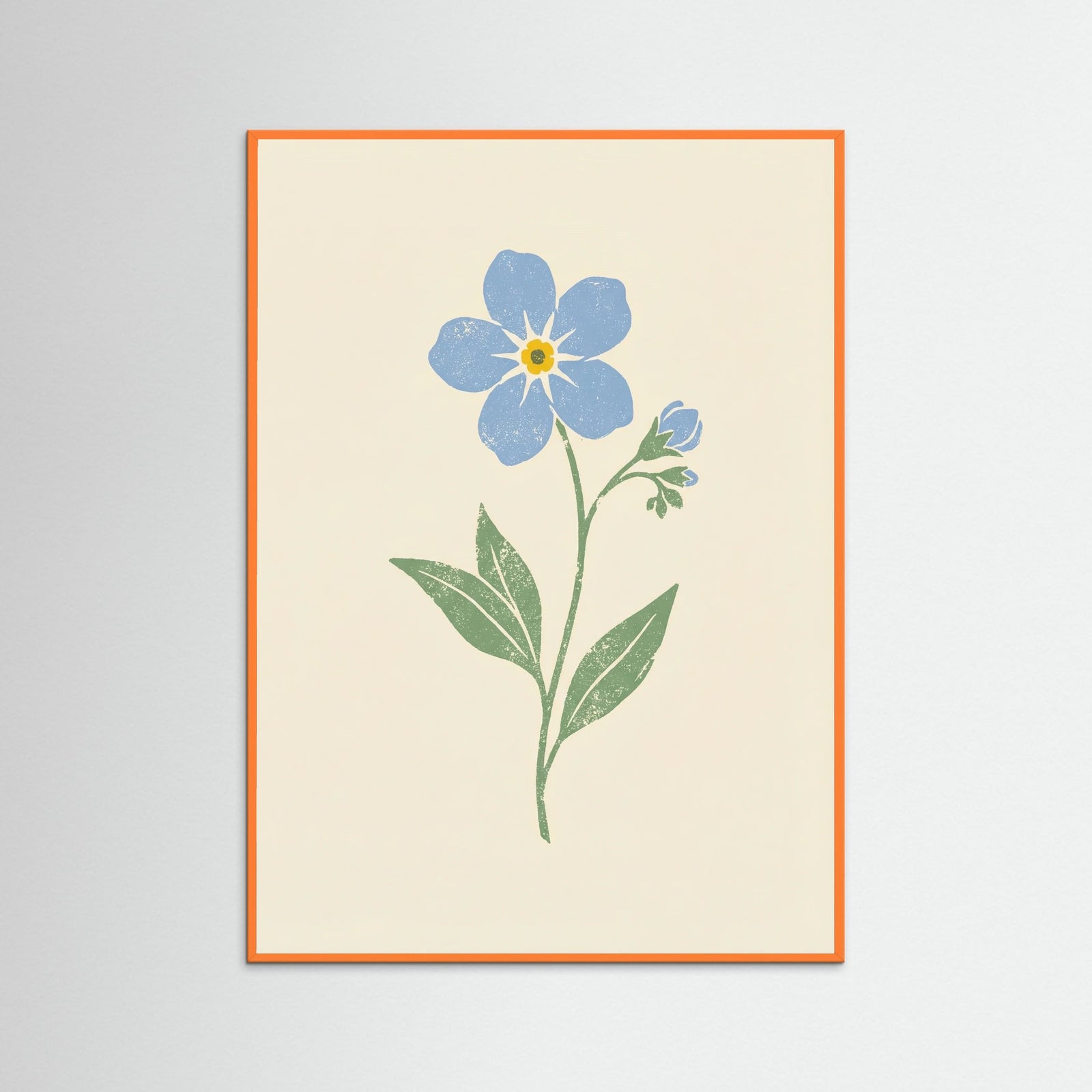 Orange Wood Blue Reminder