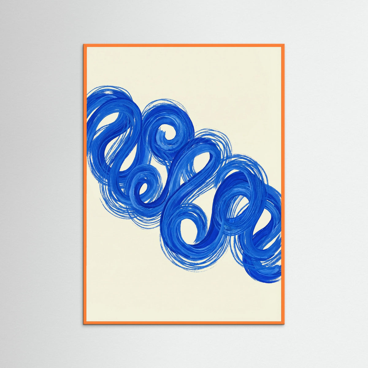 Orange Wood Blue Rhythm