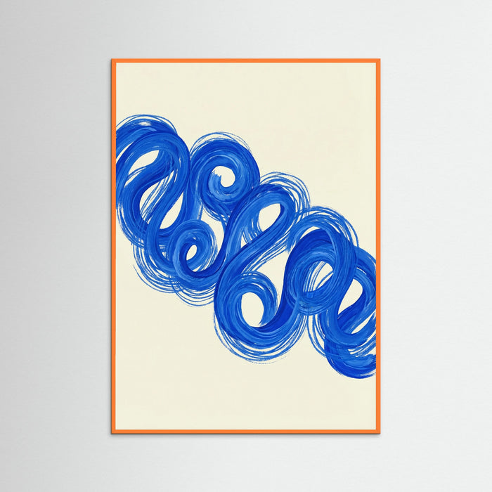 Orange Wood Blue Rhythm