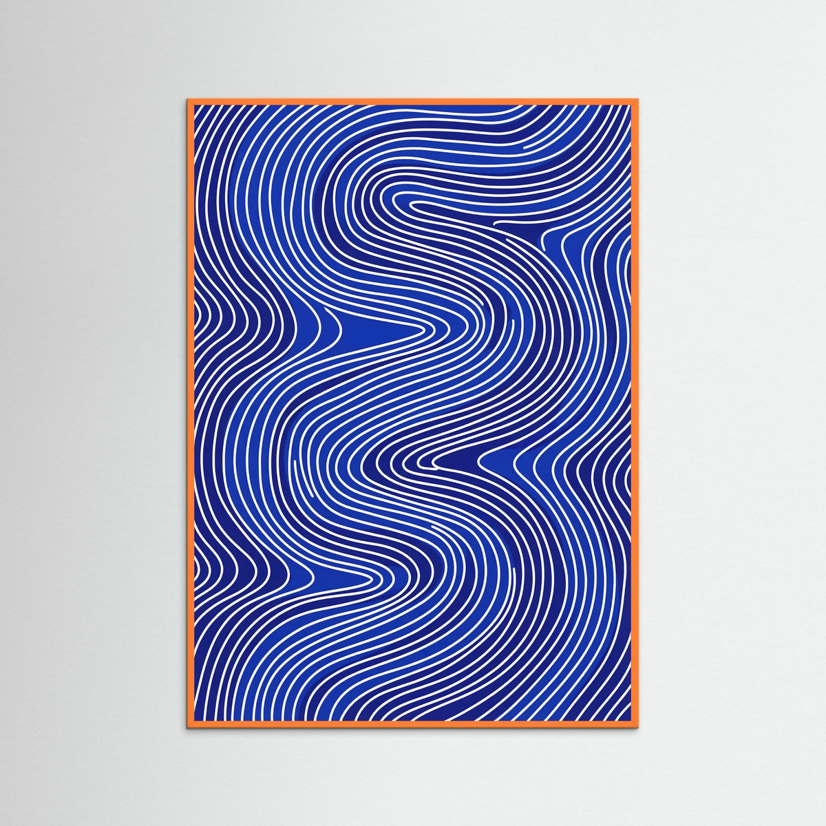 Orange Wood Blue Rhythm