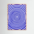 Orange Wood Blue Wave Bauhaus