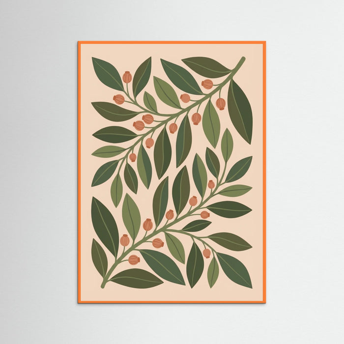 Orange Wood Blush Panel