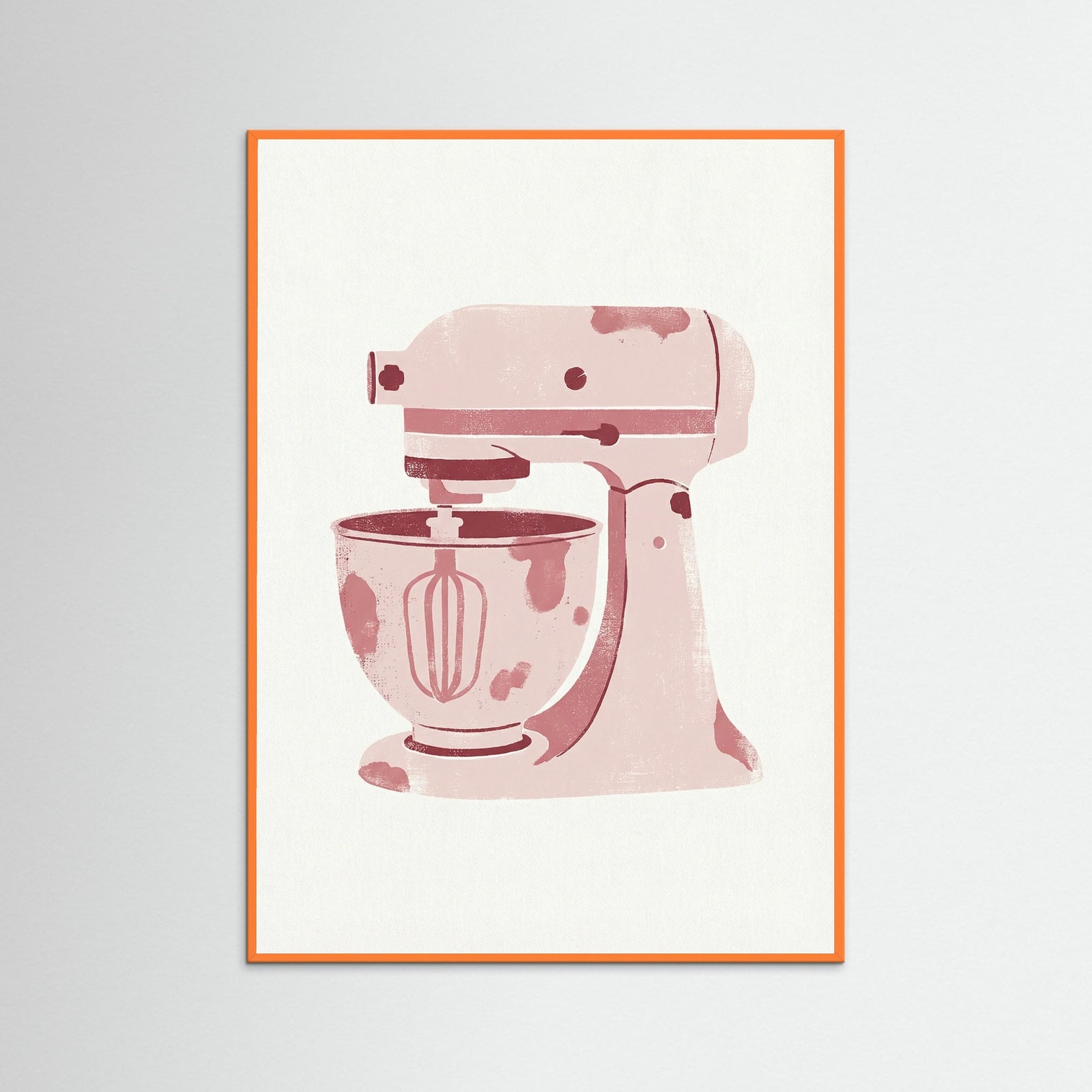 Orange Wood Blush Teapot