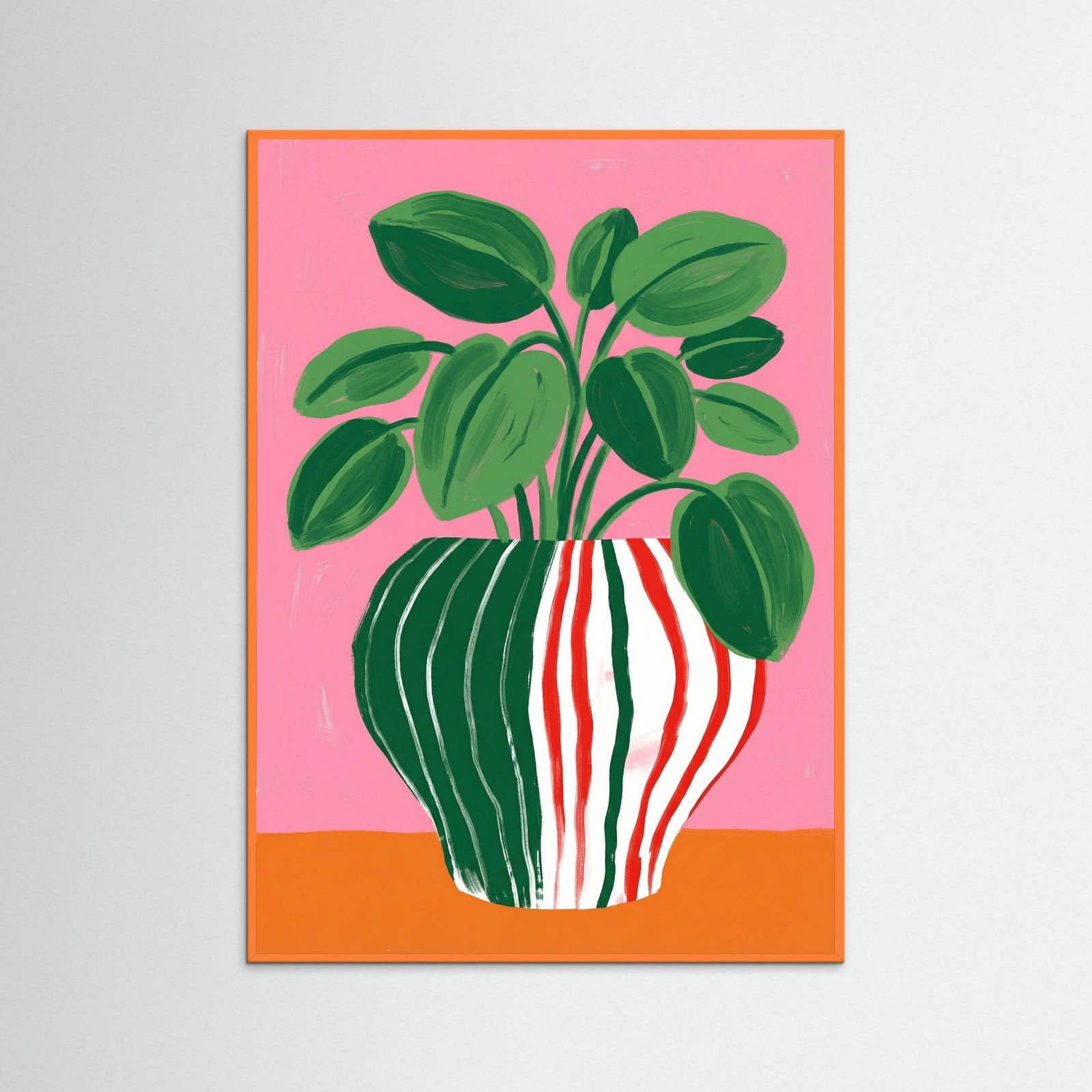 Orange Wood Bold Cherry Still Life