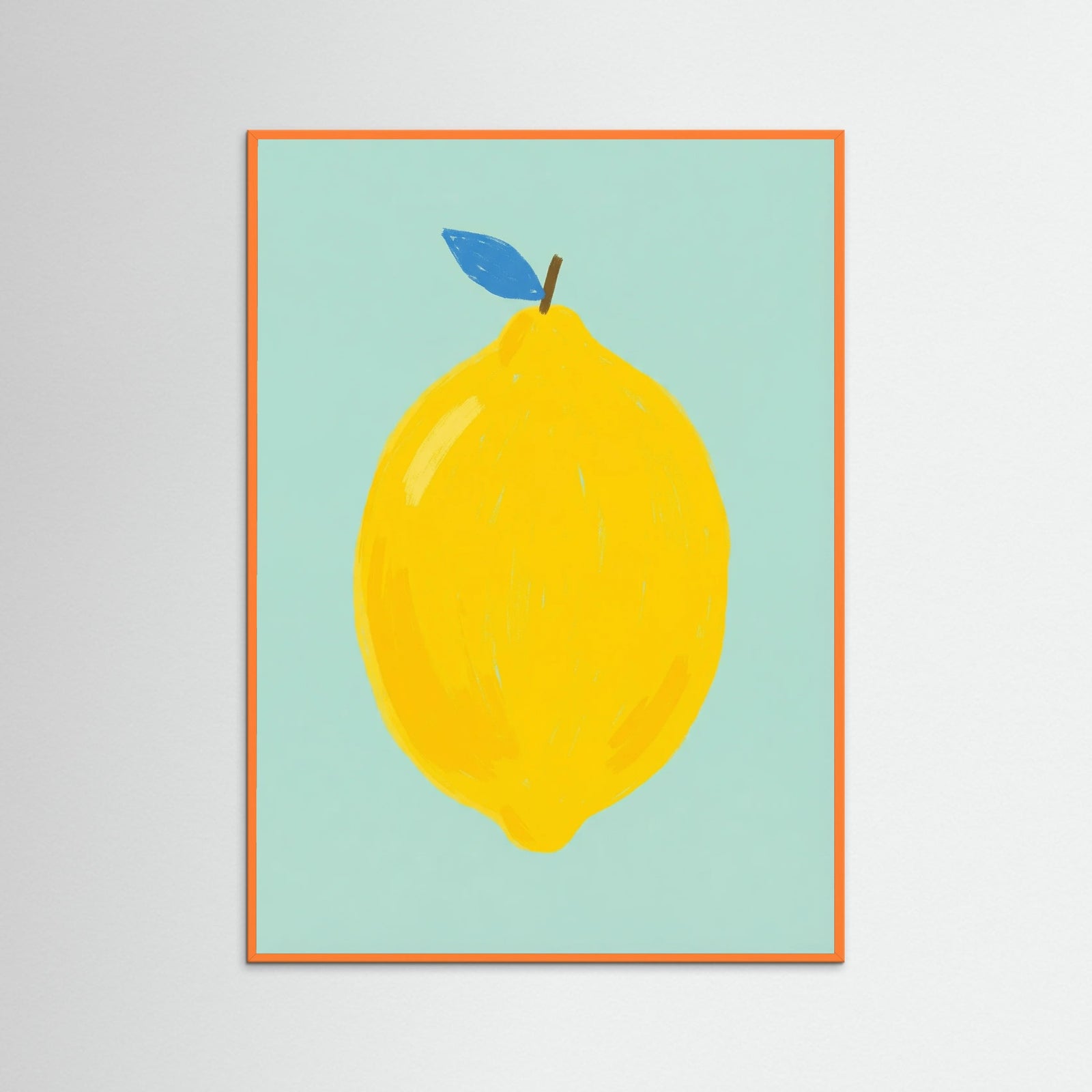 Orange Wood Bold Green Pear