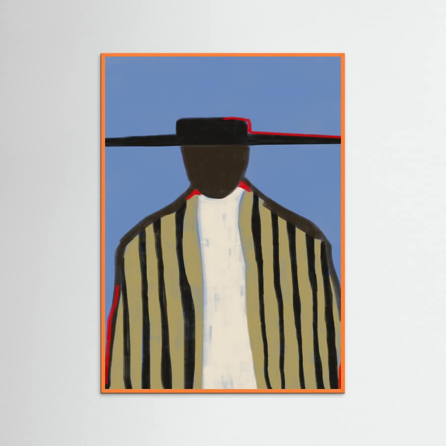 Bold Hat and Stripes New Mexico Style Poster – plakat og kunsttryk