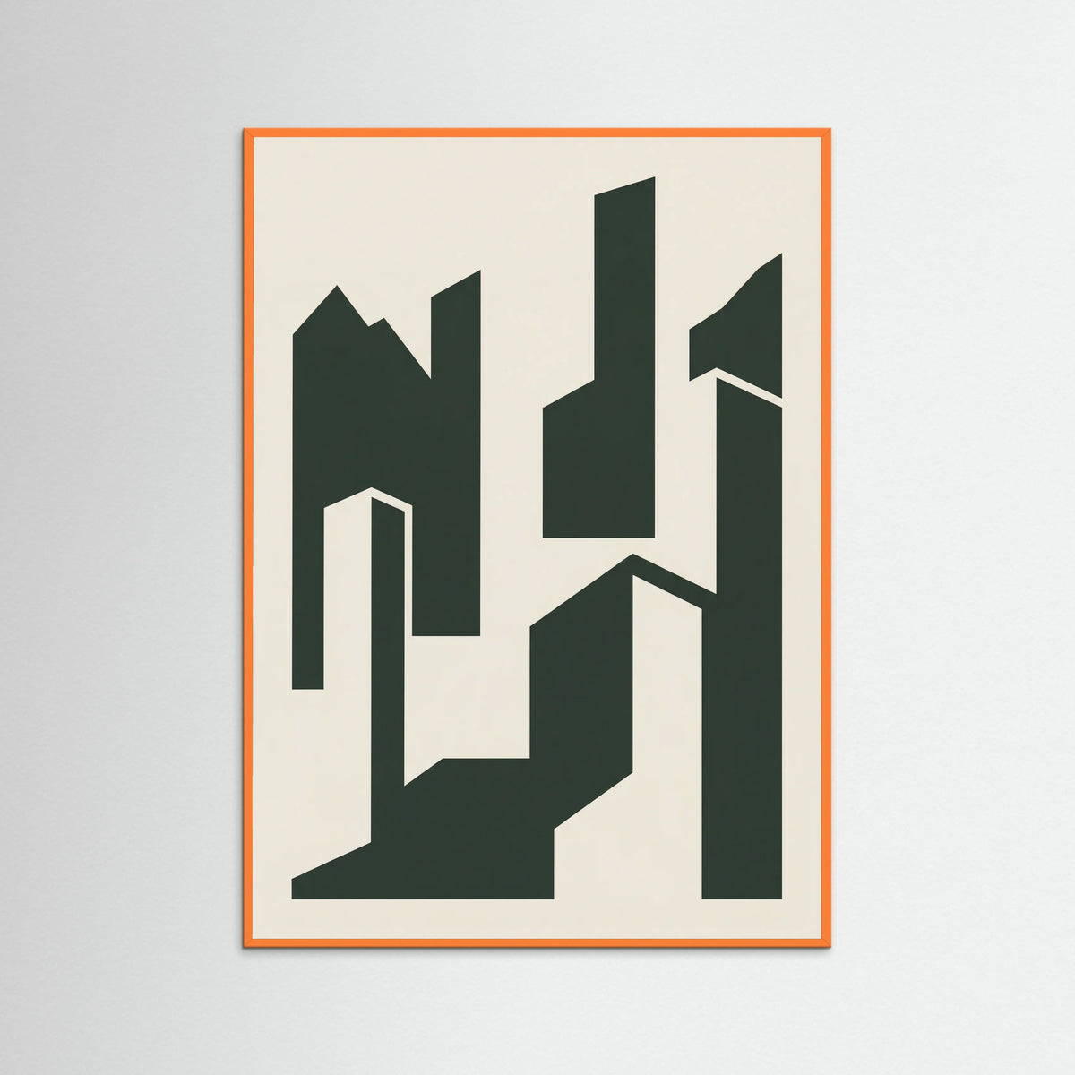 Orange Wood Bold Letterforms