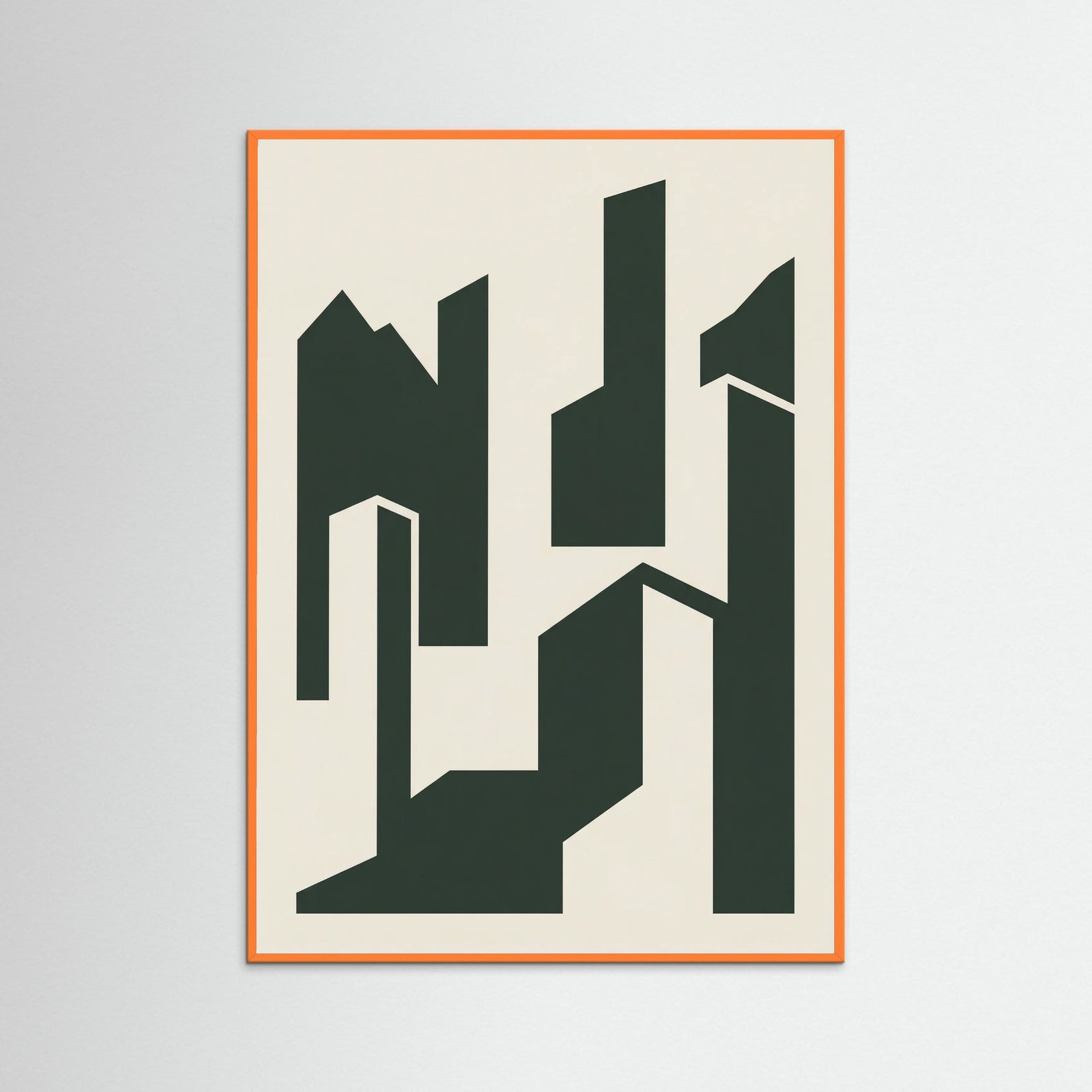 Orange Wood Bold Letterforms