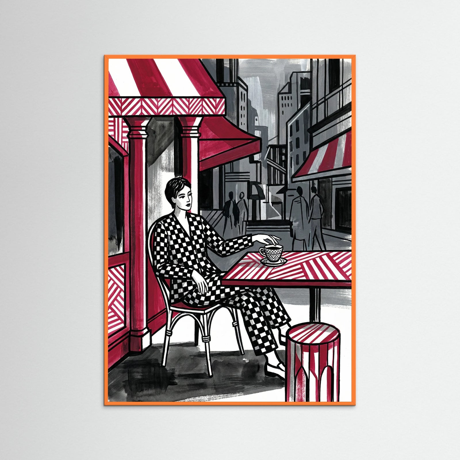 Orange Wood Bold Repose