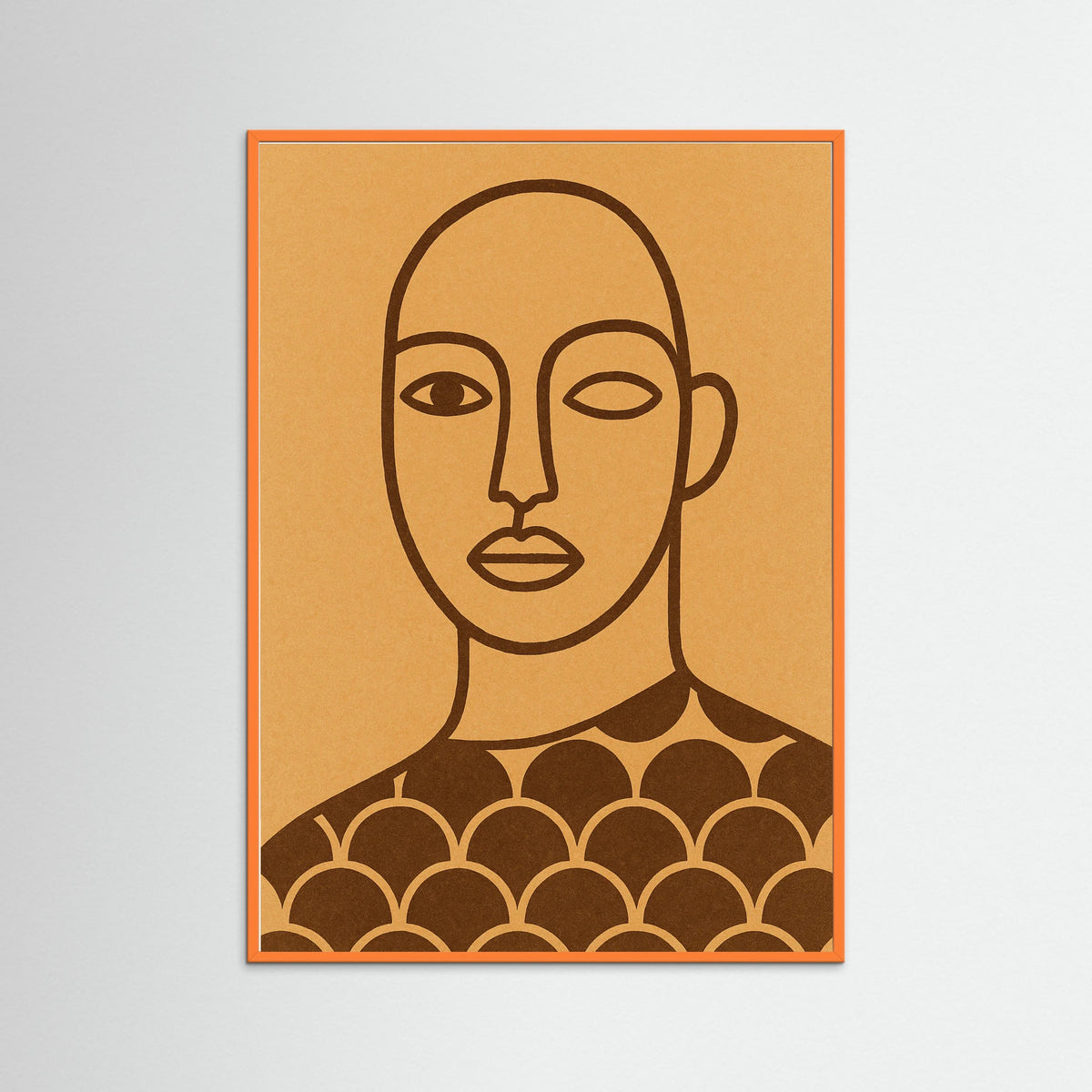 Orange Wood Bold Simplicity