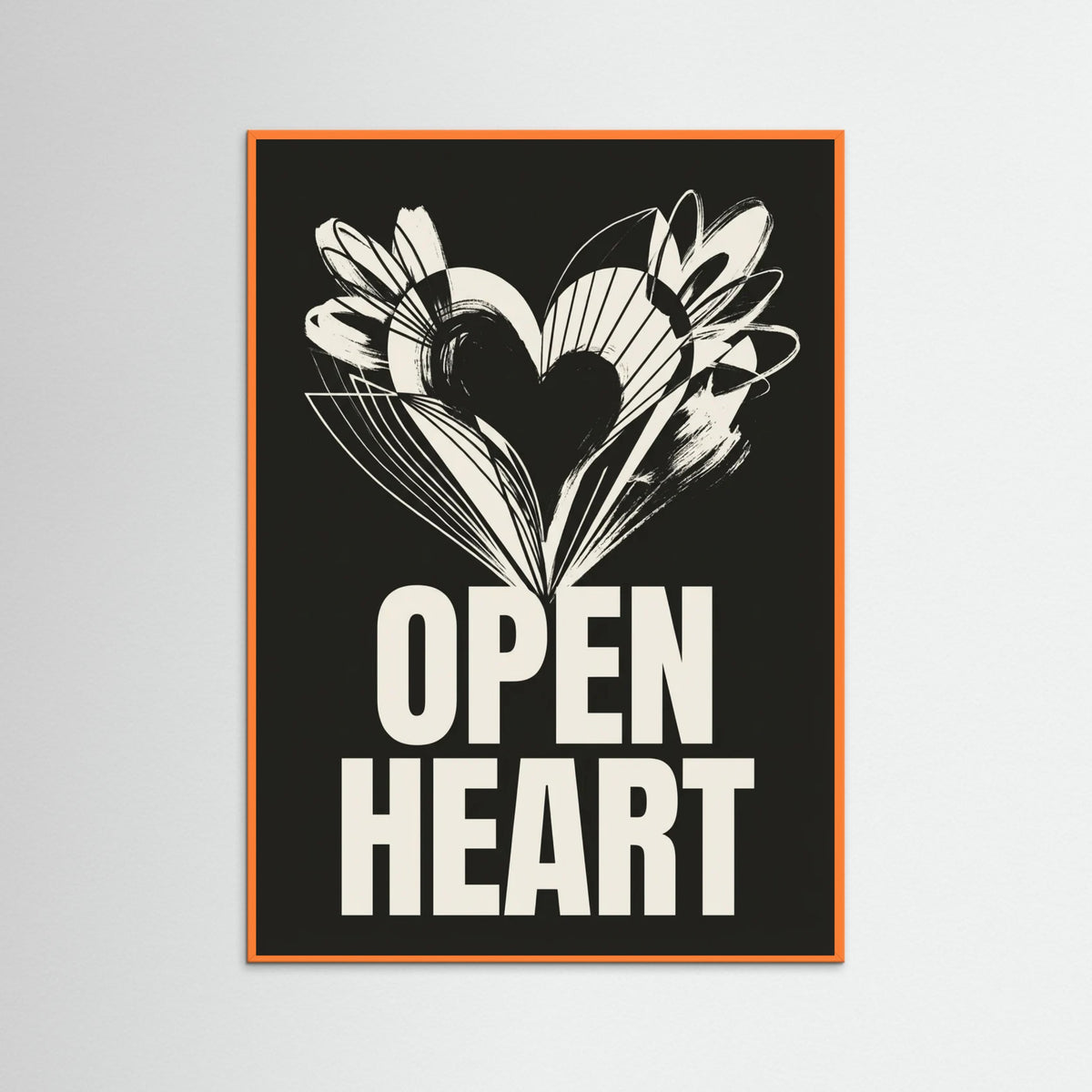 Orange Wood Bold Statements