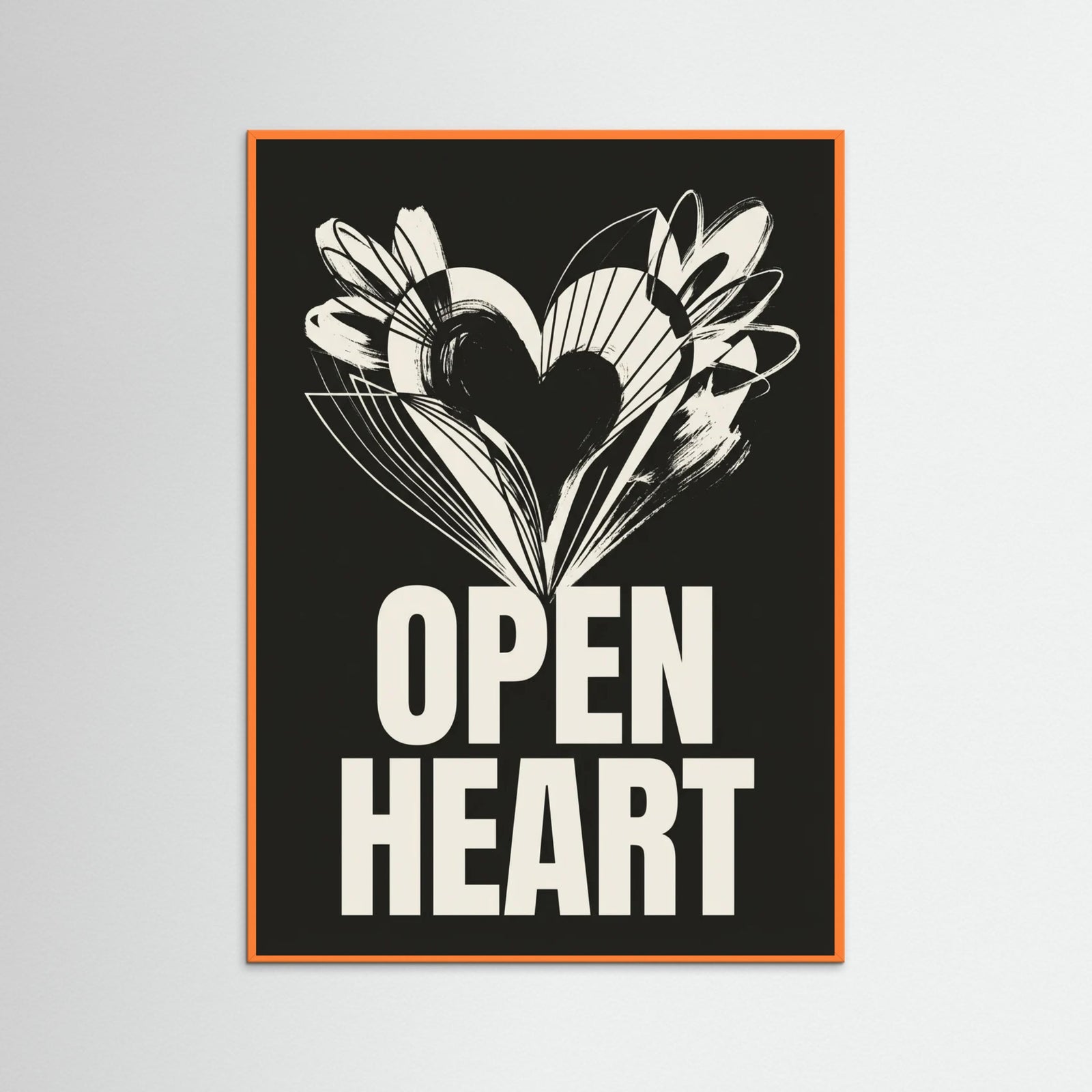 Orange Wood Bold Statements