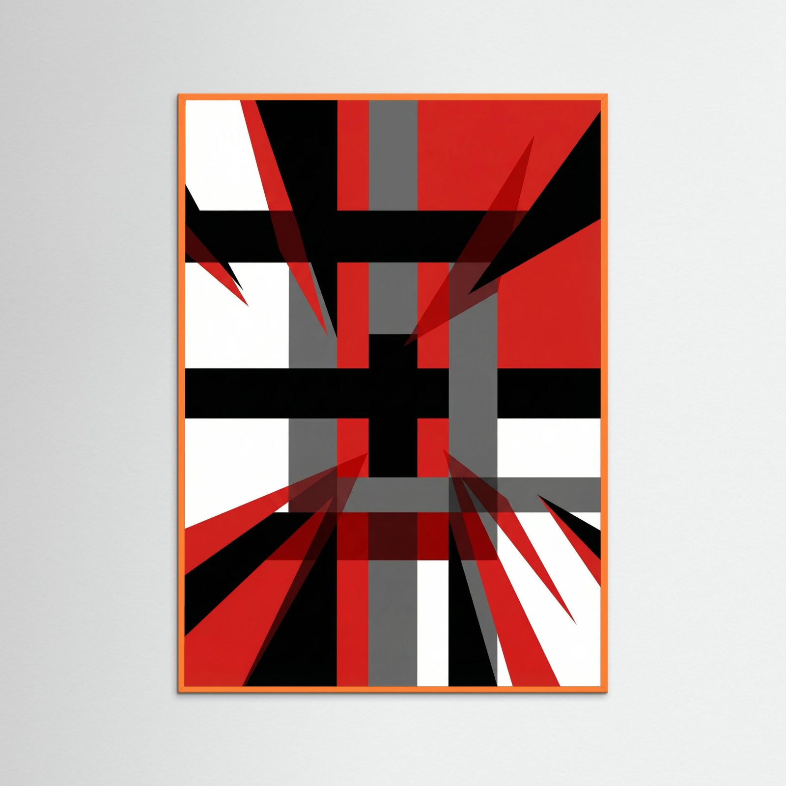 Orange Wood Bold Structure