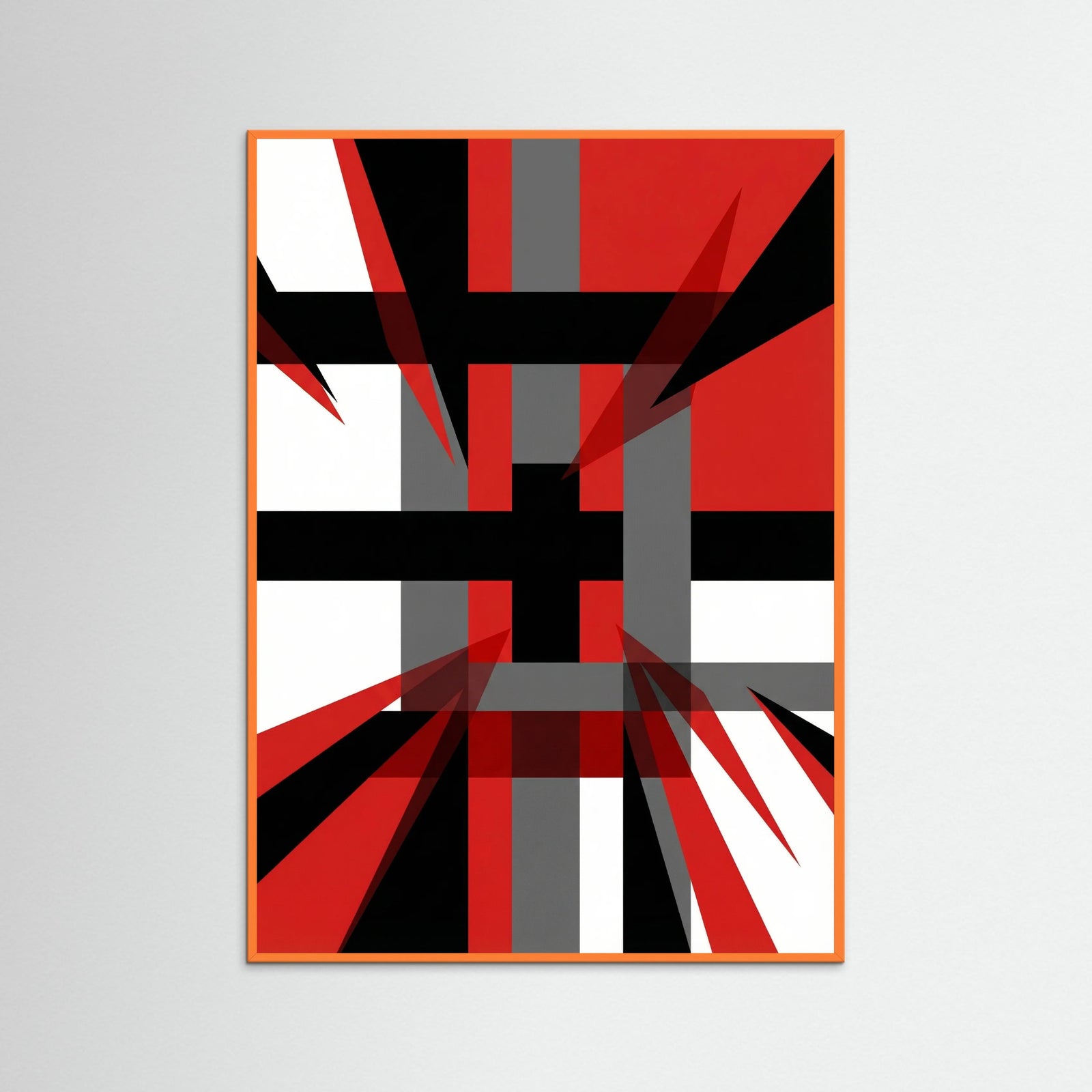 Orange Wood Bold Structure