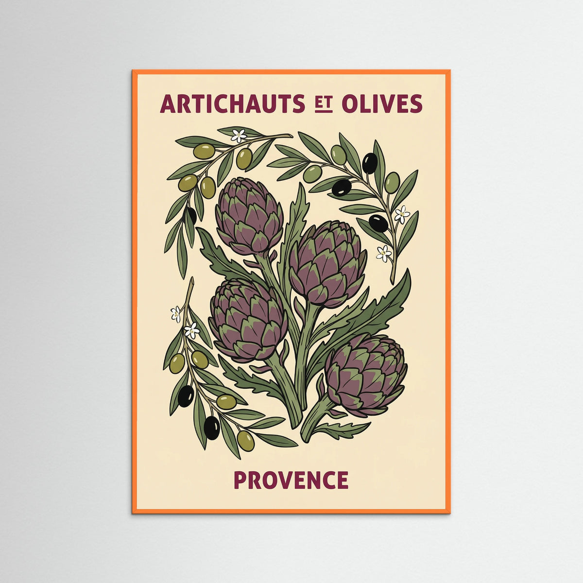 Orange Wood Bordeaux Harvest