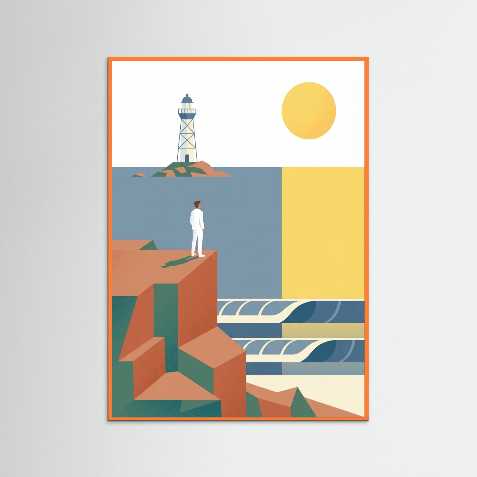 Orange Wood Bornholm Solstice