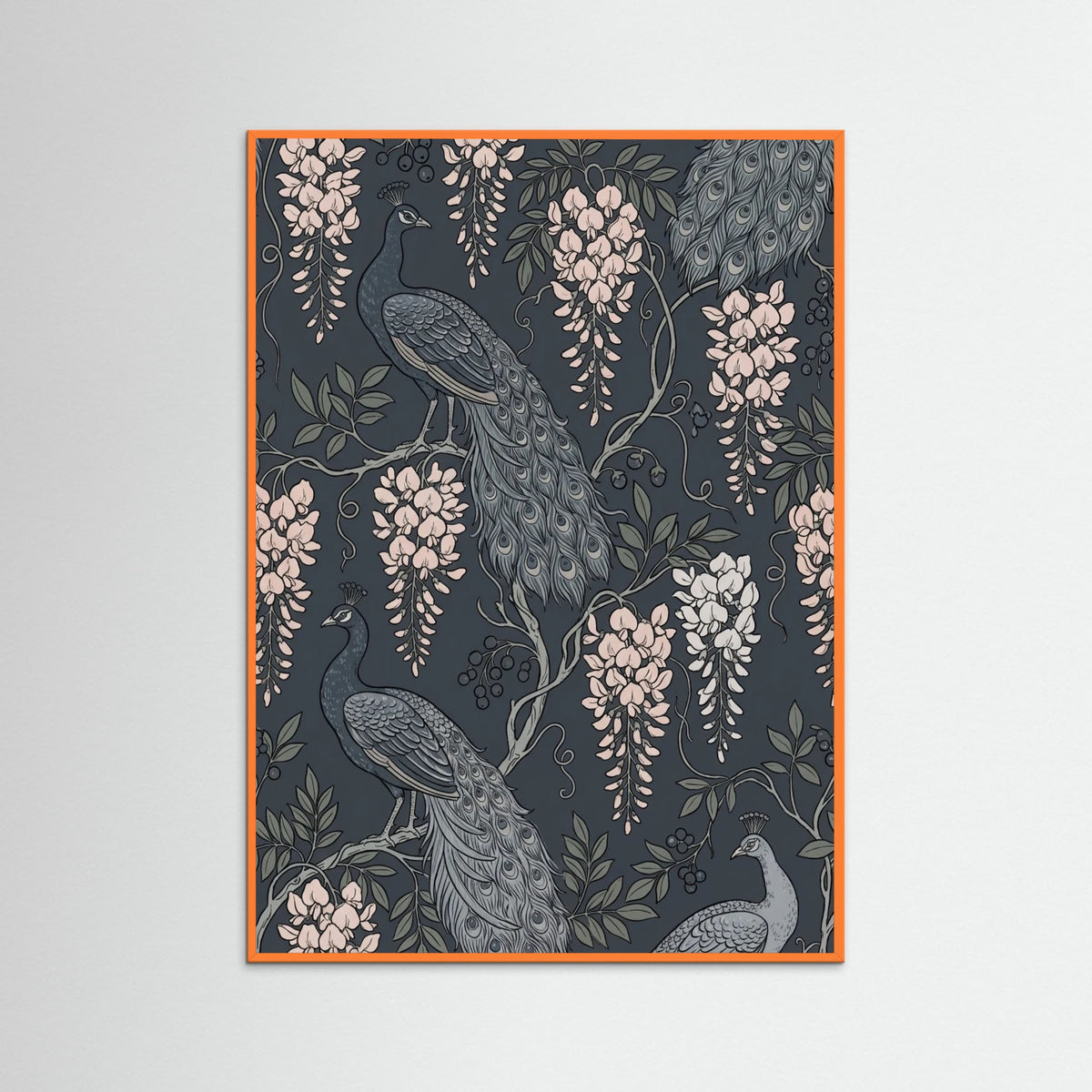 Orange Wood Botanical Elegance