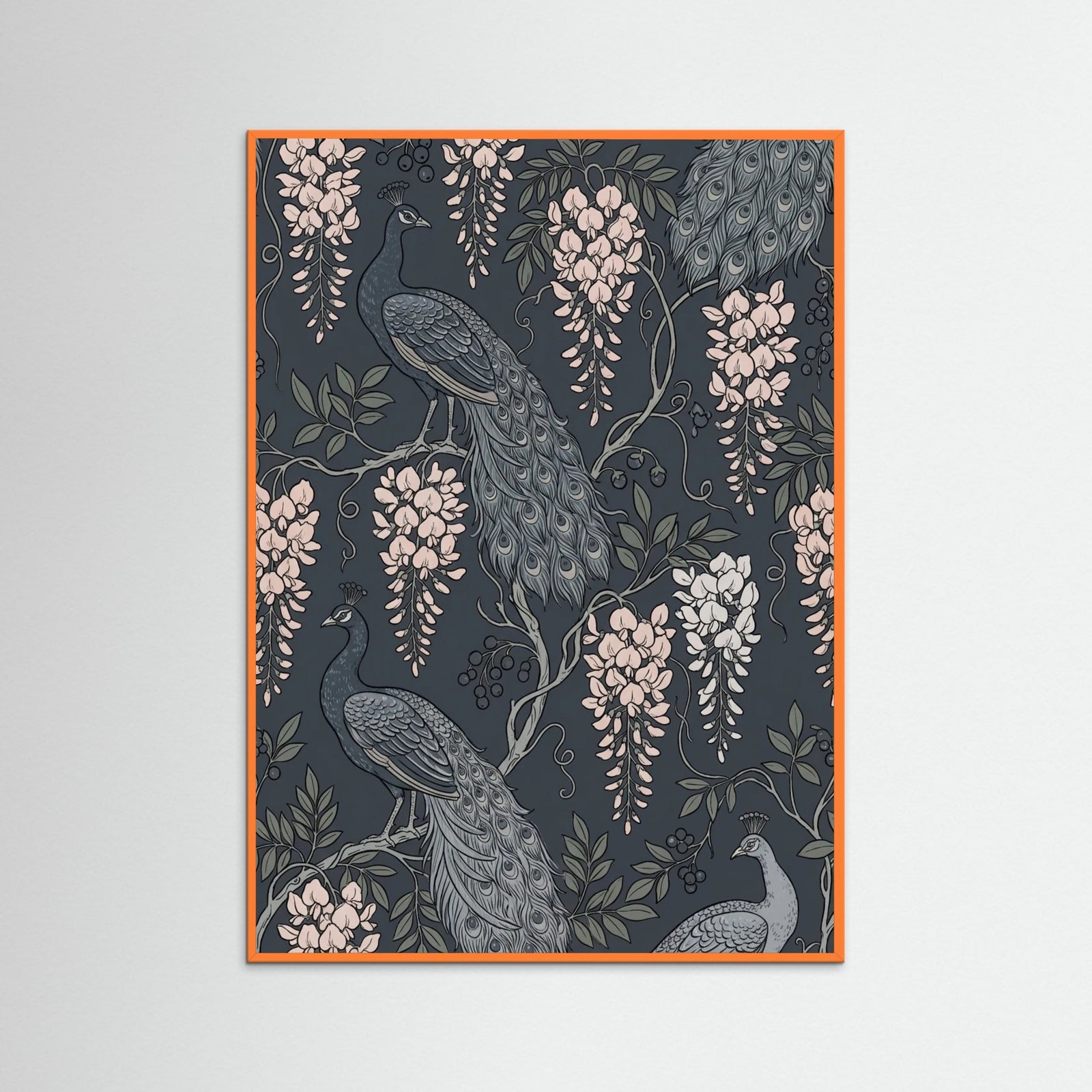 Orange Wood Botanical Elegance