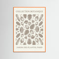 Orange Wood Botanical Etchings