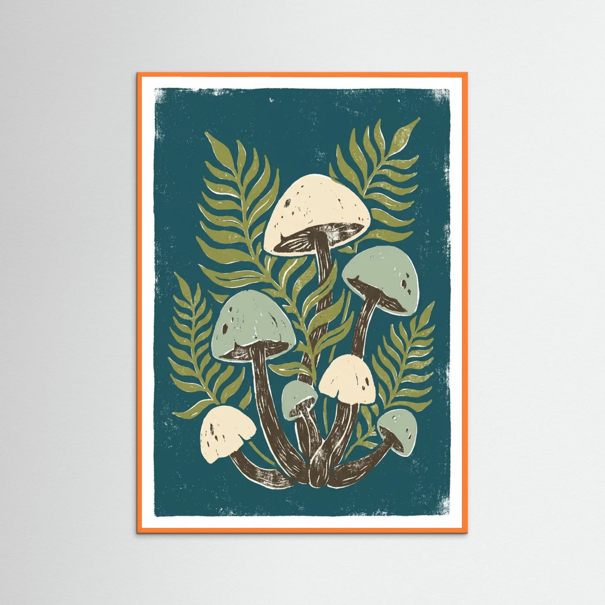 Orange Wood Botanical Flow