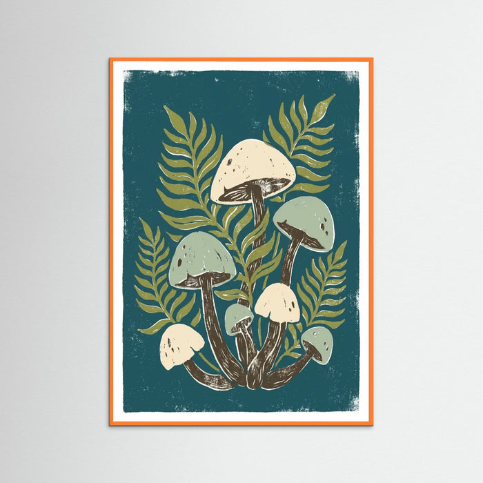 Orange Wood Botanical Flow