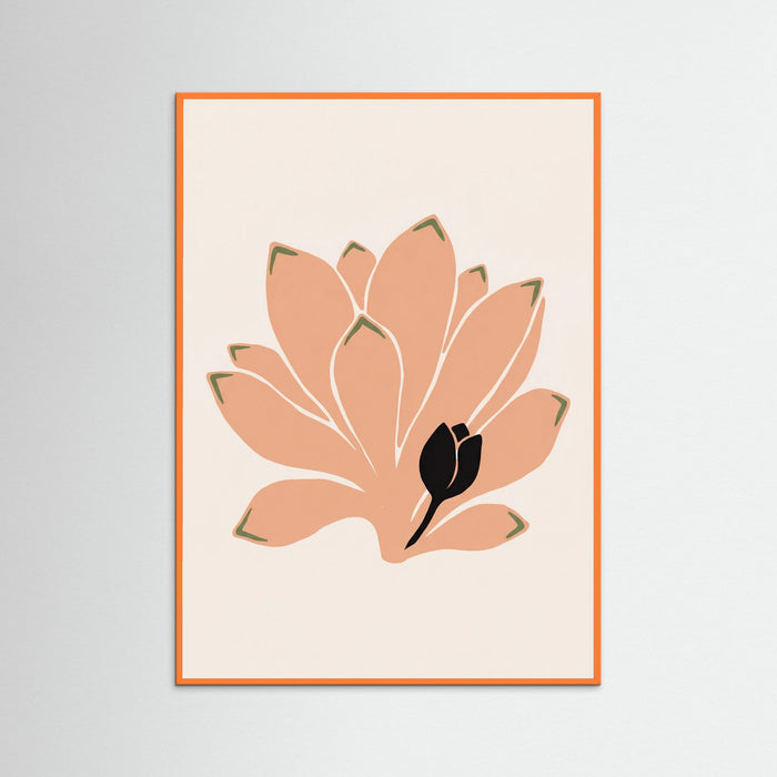 Orange Wood Botanical Flow