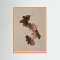 Orange Wood Botanical Forms