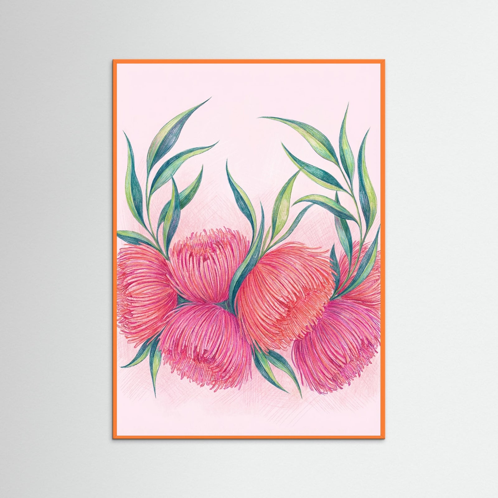 Orange Wood Botanical Fringe